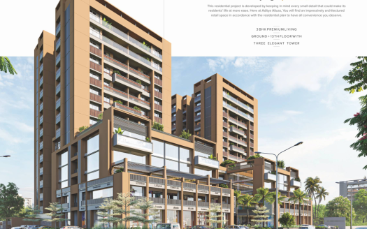 Aditya Altuss Residential – Luxurious 3 BHK Flats
