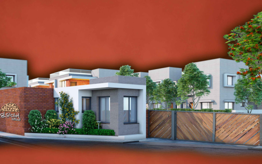 Vrundavan Residency – Luxurious 3 BHK Bungalows