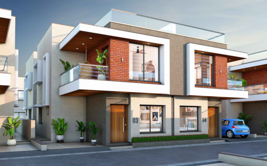 Vrundavan Residency – Luxurious 3 BHK Bungalows