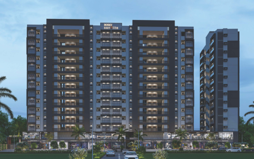 Bosky Sanelite – Elegant 3 BHK Flats, Shops and Showrooms