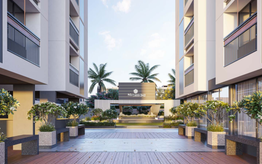 Shyam 242 – Premium 2 and 3 BHK Flats, Shops and Showrooms