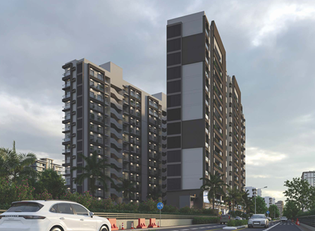 Bosky Sanelite – Elegant 3 BHK Flats, Shops and Showrooms