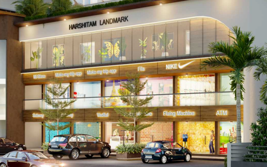Harshitam Landmark – Luxurious 3 BHK Flats, Penthouses, Shops, Offices and Showrooms