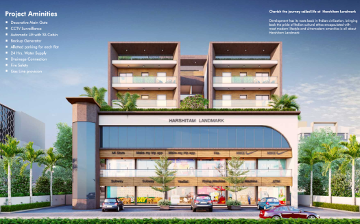 Harshitam Landmark – Luxurious 3 BHK Flats, Penthouses, Shops, Offices and Showrooms