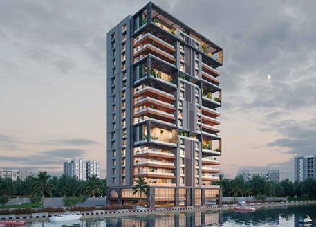 Aashirwad River Home – 3 – Premium 3 BHK And 4 BHK Flats in Surat