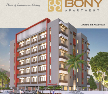 Bony Apartment  – Luxurious 3 BHK Flats in Vadodara