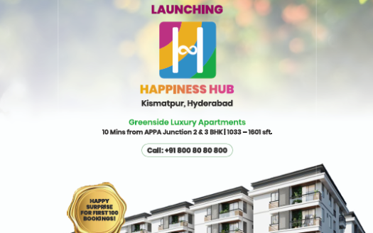 Happiness Hub – 2 BHK Apartment In Hyderabad