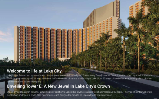 Incor Lake City – 1, 2 and 3 BHK Apartments In Hyderabad