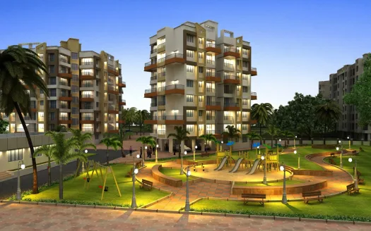 Satyam Oleander Wing A B F G H And J – 1 BHK Apartment in Thane