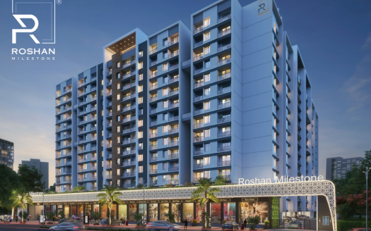 Roshan Milestone Wing D – 1 and 2 bhk Apartments in Pune