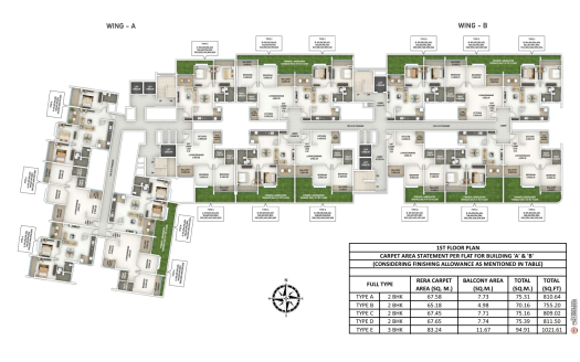 Sanskruti panchtatva – 2 BHK Apartment in Pune
