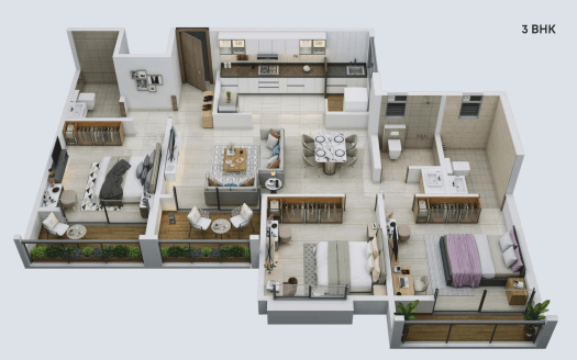 Sanskruti panchtatva – 2 BHK Apartment in Pune