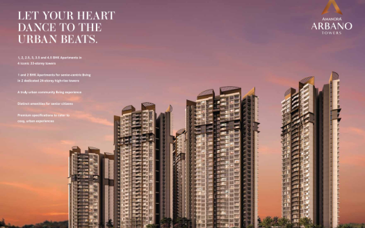 Amanora Arbano Towers 73 74 75 and 76 – 1, 2, 2.5, 3, 3.5, 4 and 4.5 BHK Apartments in Pune