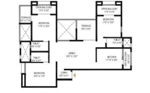 Gokhale Swastishree – 3 BHK Apartment in Pune