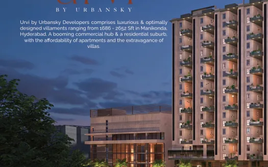 Urvi By Urban Sky – 3 BHK Villament in Hyderabad