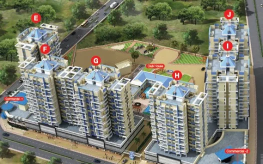 Arihant City Phase II – 1 BHK Apartment in Thane