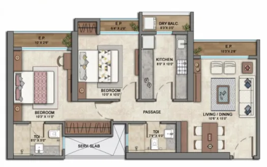 Ashar Codename GoldenMile – 1 and 2 BHK Apartments in Thane