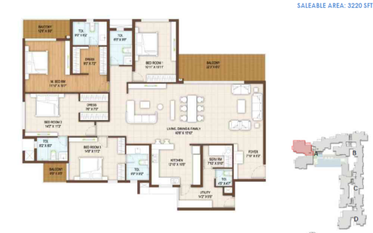 DNR Reflection – 3, 3.5 and 4 BHK Apartments in Bengaluru