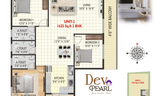 Dev Pearl – 3 BHK Apartment in Bengaluru