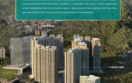 Dosti Planet North Phase 3 – 1 and 2 BHK Apartments in Thane