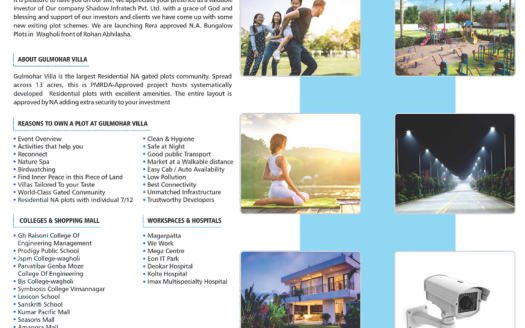 Gulmohar Villas K – Residential Plots in Pune