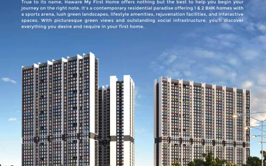 Haware My First Home Shil Phata Phase 2 Bldg 1 – 1 RK, 1, 2 and 3 BHK Apartments in Navi Mumbai