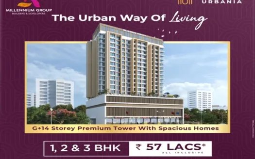 Millennium Urbania – 1 RK, 1, 2 and 3 BHK Apartments in Navi Mumbai