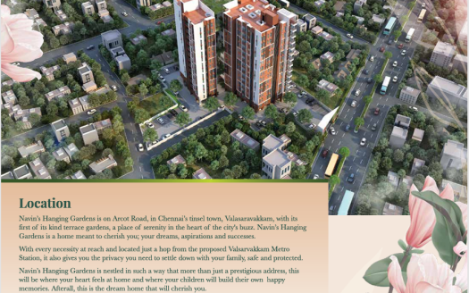 Navins Hanging Gardens – 2 and 3 BHK Apartments in Chennai