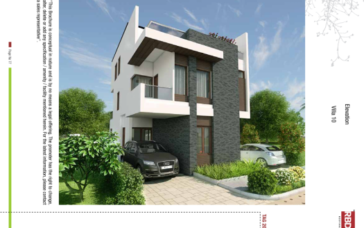 RBD Stillwaters Villa – 3, 3.5 and 4 BHK Villas in Bengaluru