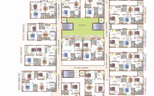 EAPL Sri Tirumala Millennium Phase II Block A – 2 and 3 BHK Apartments In Hyderabad