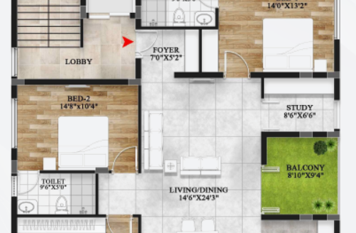 Swathi Aura – 2 and 3 BHK Apartments in Chennai