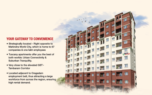 AlamoXsreal Tuscany -1.5 BHK Apartment in Chennai