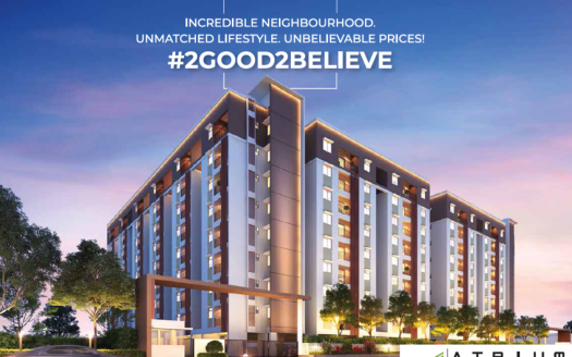 TVS Emerald Atrium – 2 and 3 BHK Apartments in Chennai