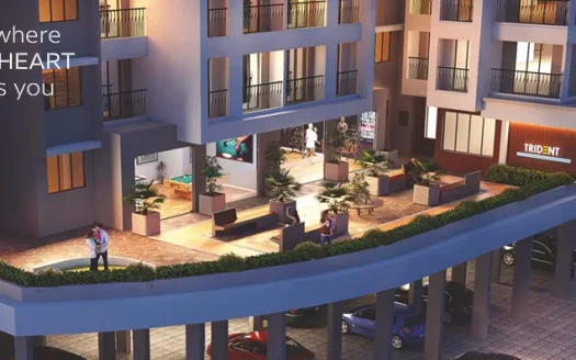 Trident Tower Type D – 1 BHK Apartment in Thane