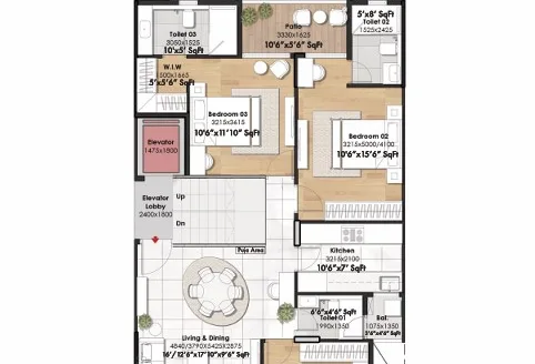 Whiteland Blissville Phase 2 – 3 BHK Apartment in Gurgaon