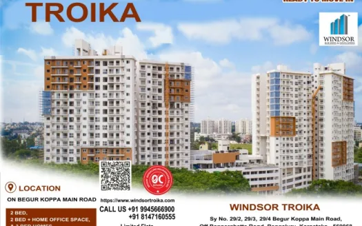 Windsor Troika – 2, 2.5 and 3 BHK Apartments in Bengaluru