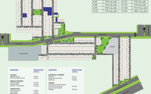 Amara Floors – 3 BHK Apartment in Gurgaon