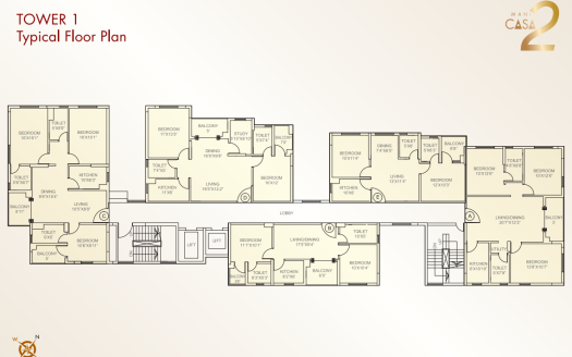 Mani Casa 2 – 2, 2.5, 3 and 3.5 BHK Apartments in Kolkata