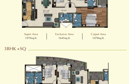 Pareena Express Heights – 3 and 4 BHK Apartments In Gurgaon