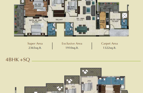 Pareena Express Heights – 3 and 4 BHK Apartments In Gurgaon