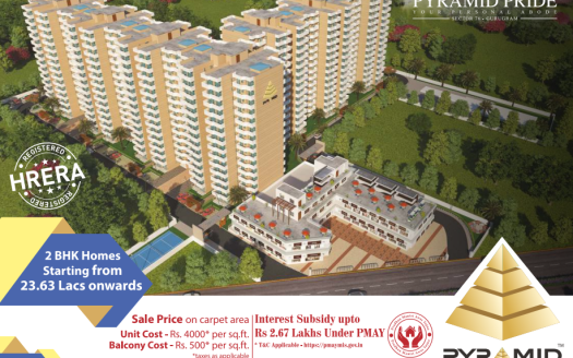 Pyramid Pride – 2 BHK Apartment In Gurgaon