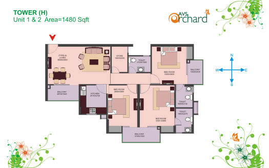 AVP AVS Orchard – 2, 3, 4, 5 BHK Apartments in Noida