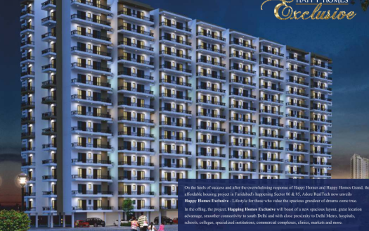Adore Happy Homes – 2 and 3 BHK Apartments in Faridabad