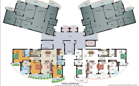 Ansal Crown Heights Phase 1 – 2, 3 and 4 BHK Apartments in Faridabad