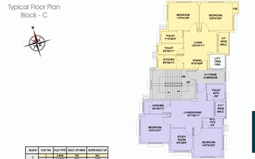 B G Bitasta Residency – 2 and 2.5 BHK Apartments in Kolkata