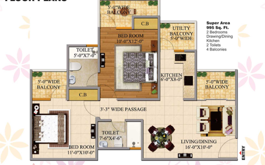 Bulland Group Elevates – 2, 2.5, 3, 3.5 and 4 BHK Apartments in Noida