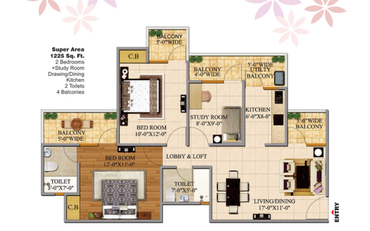 Bulland Group Elevates – 2, 2.5, 3, 3.5 and 4 BHK Apartments in Noida