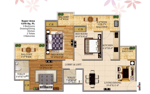 Bulland Group Elevates – 2, 2.5, 3, 3.5 and 4 BHK Apartments in Noida