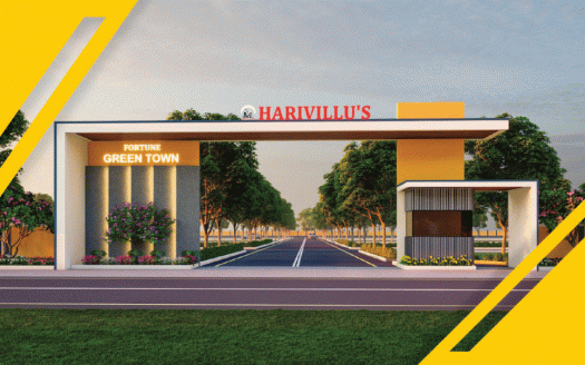 Harivillu Fortune Green Town – Residential Plot, 1 and 2 BHK Villas in Vijayawada