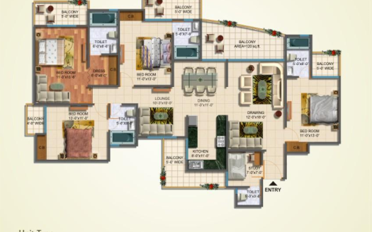 JM Aroma – 3, 3.5, 4 and 4.5 BHK Apartments in Noida